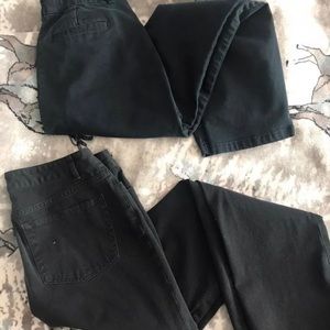 Two pairs black pants 🛍